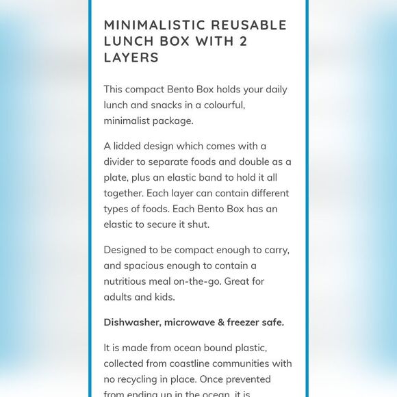 Hip Kitchen Compact Bento Lunch Box - Picture 5 of 6